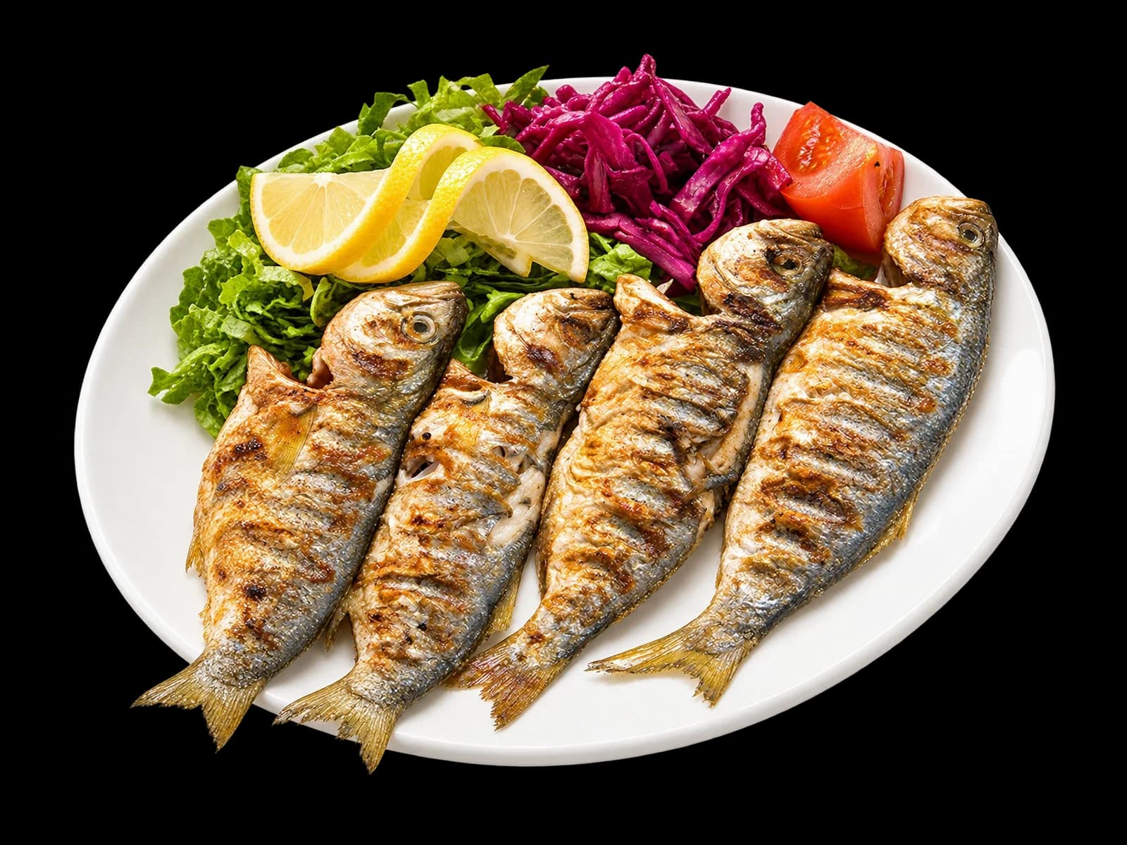 Grilled Baby Bluefish