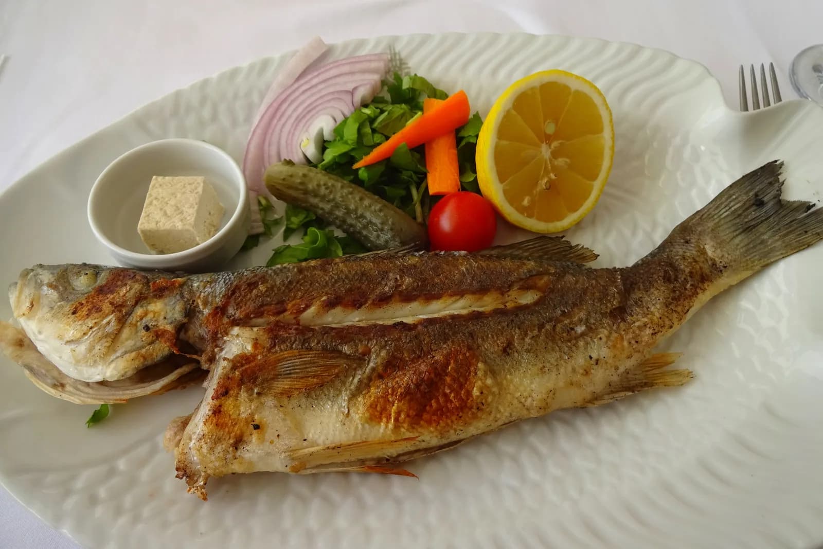 Grilled Rock Sea Bass (per kg)